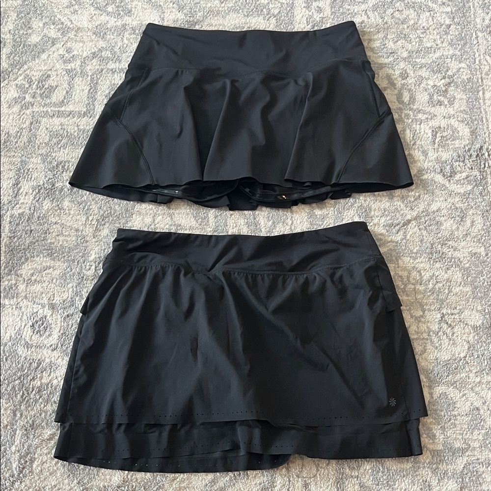 2 x Black Athleta Skorts